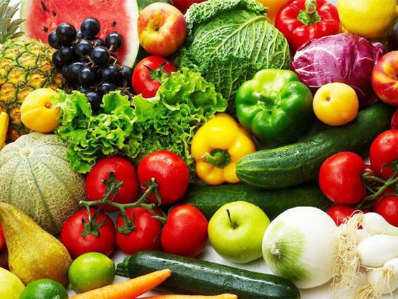 Verse groenten en fruit