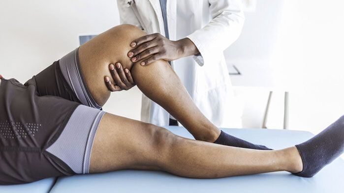 Massage zal bij sommige pathologieën de conditie van de knie helpen verbeteren